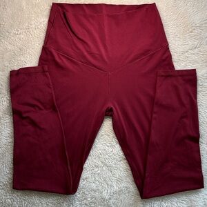 Aerie Deep Burgundy Leggings